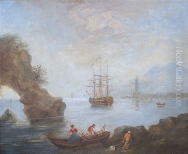Pecheurs Le Matin Par Temps Calme En Mediterranee - view 1