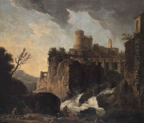 Paysage Rocheux A La Cascade - view 1