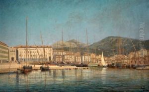Le Port De Nice by Joanny Arlin
