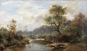 " Paisaje Con Rio" by Jose Armet Portanel