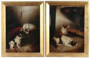 Sharp Lookout And Game Keeper's Fireside (2 Works) by Edward Armfield