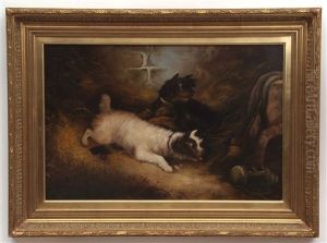 Terriers Ratting by Edward Armfield