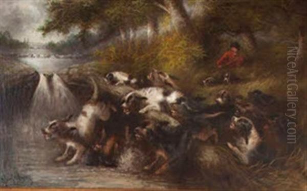 River Landscape With Huntsman - view 1