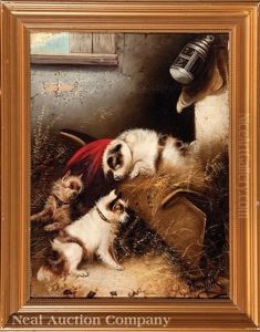 Three Terriers by Edward Armfield