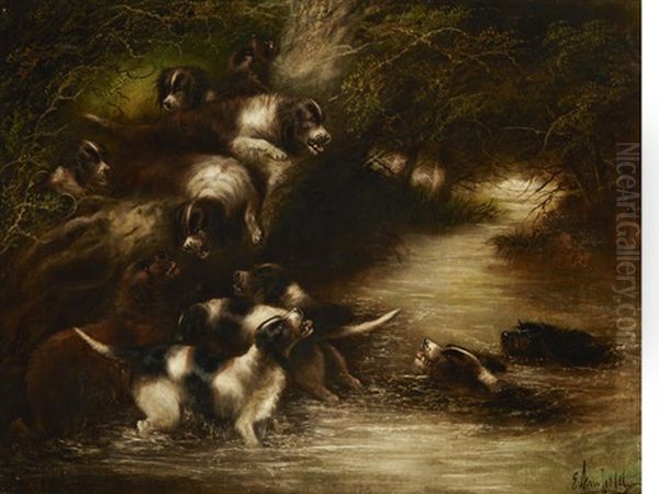 Otterhounds In Pursuit (pair) - view 1