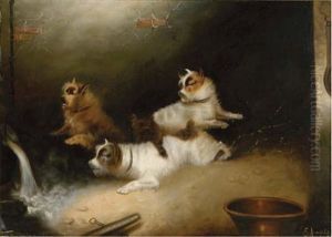 Terriers Ratting by Edward Armfield