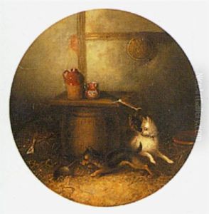 Terriers Ratting by Edward Armfield