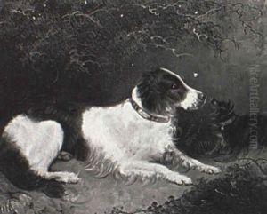 A Setter And A Terrier by Edward Armfield