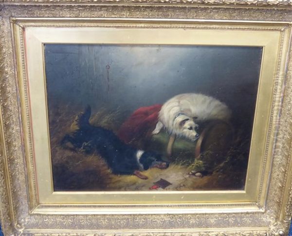 Two Terriers In A Interior - view 1