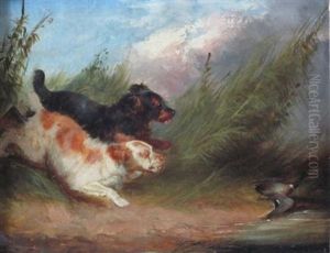 Chasing Ducks by George Armfield