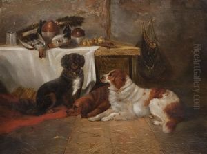Gun Dogs With Game by George Armfield