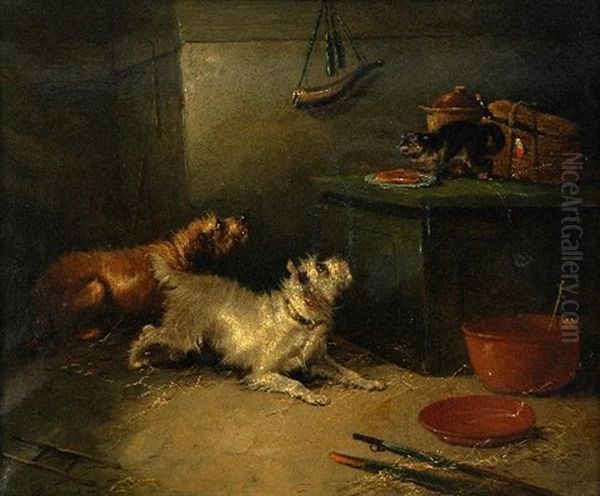 Two Dogs And Their Future Meal - view 1