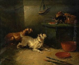 Two Dogs And Their Future Meal