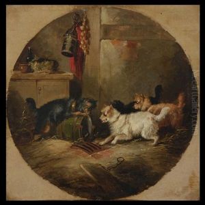 Curious Terriers by George Armfield