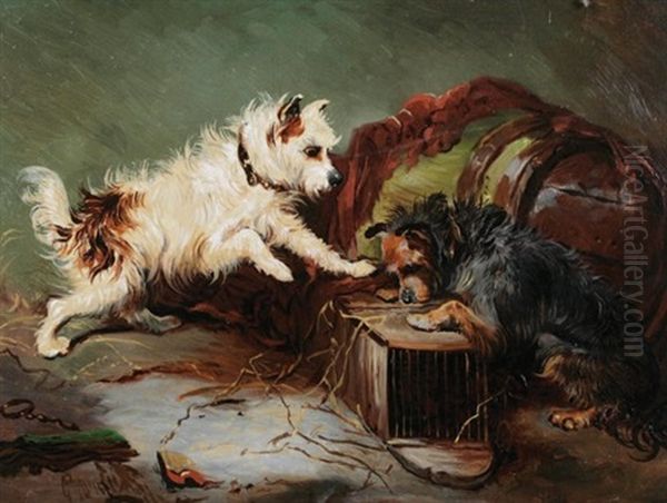 Terriers In A Landscape - view 1
