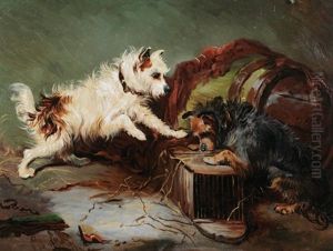 Terriers In A Landscape