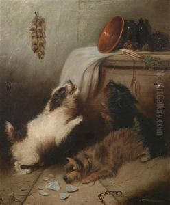The Mischievous Terriers by George Armfield