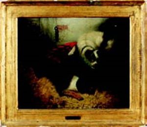 Chiens De Chasse, Dans L'action (2 Works) by George Armfield