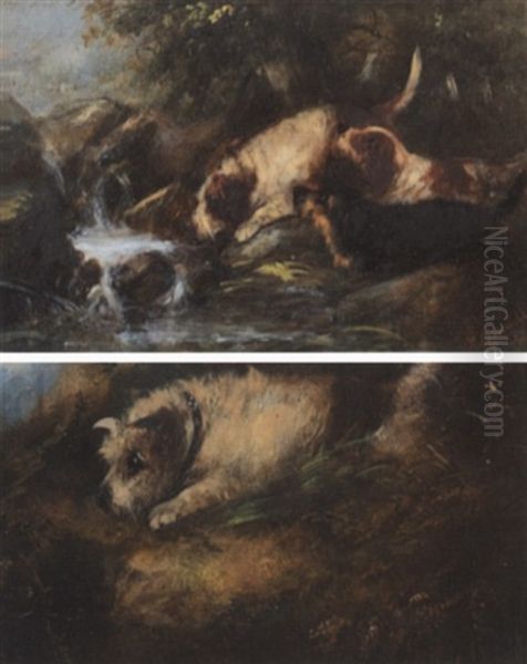 Terriers In A Landscape - view 1