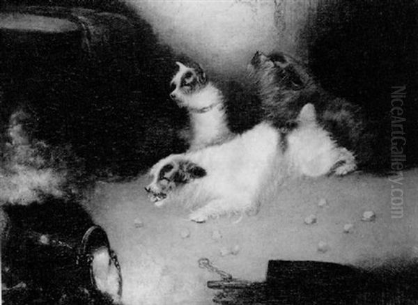 Terriers With An Overturned Cauldron - view 1