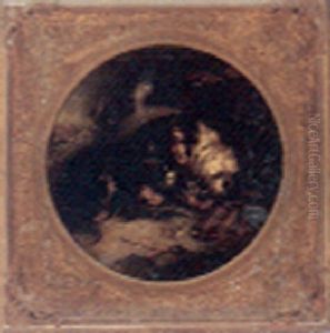 Sma Hunde Ved Rottefaelden by George Armfield