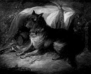 Waiting For His Master by George Armfield