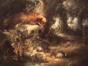 In The Rabbit Wood by George Armfield