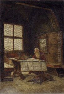 The Scholar by Fritz Hermann Armin