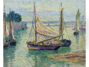 Barques De Peche A Honfleur