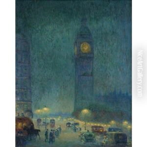 Clock Tower, London by Frank Milton Armington