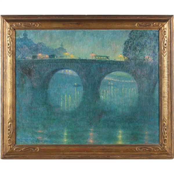 Pont Royal Paris (le Soir) - view 1