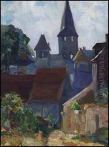 French Town by Frank Milton Armington
