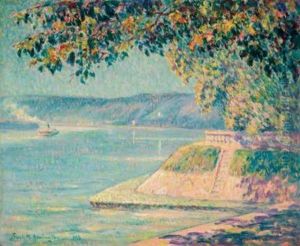 La Seine A Caudebec-en-caux by Frank Milton Armington