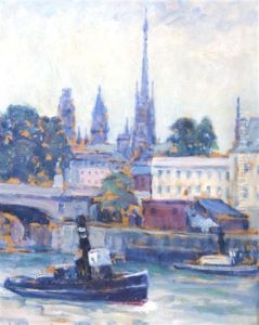 La Seine A Rouen La Seine A Rouen