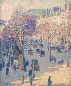 Boulevard De La Madeleine, Paris by Frank Milton Armington