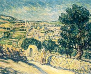 Southern Part Of Jerusalem From The Mount Of Olives by Frank Milton Armington