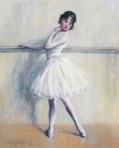 Danseuse A La Barre by Frank Milton Armington