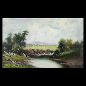 Riverbed Landscape by William Weaver Armstrong