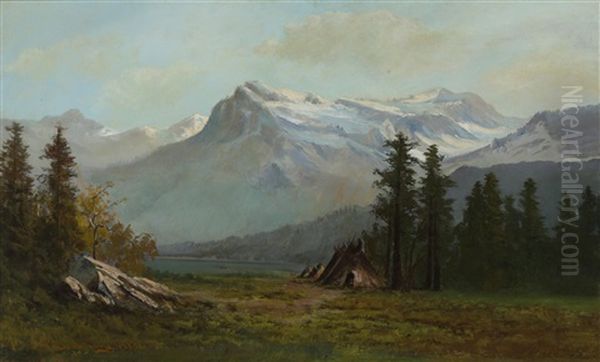 Indian Encampment, Strawberry Valley, California - view 1