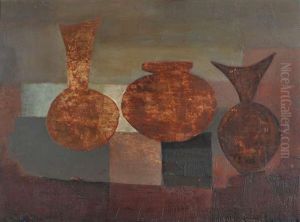 Three Vases by Arthur Armstrong