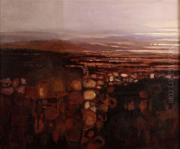 Figure In A Landscape, Connemara - view 1