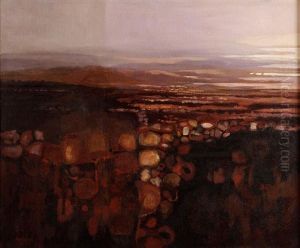 Figure In A Landscape, Connemara by Arthur Armstrong