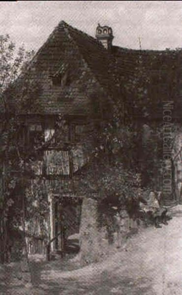 Weinumranktes Fachwerkhaus - view 1