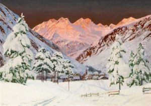 Alpine Mountain Scene