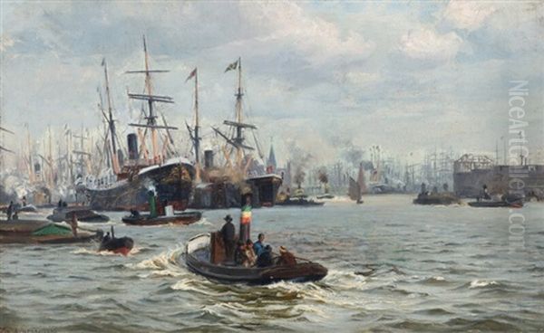 Antwerpen Havn, En Skyet Dag - view 1