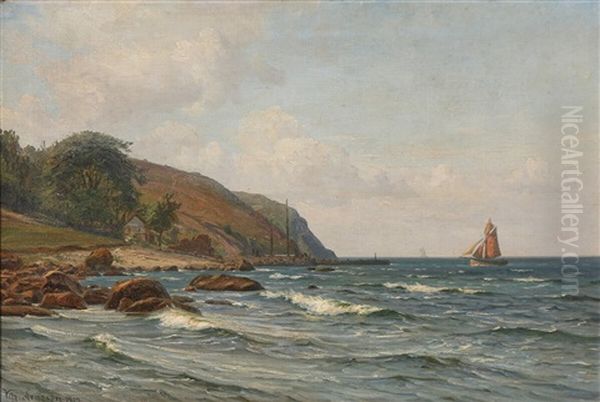View From The Fishing Village Vang On Bornholm - view 1