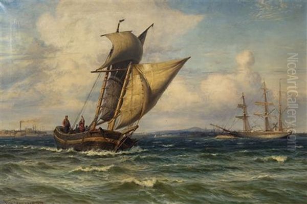Sailing The Open Seas, 1890 - view 1