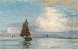 Varm Sommereftermiddag Udfor Gilleleje