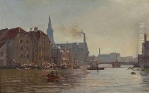 Den Gamle Havn Ved Knippelsbro. Set Fra Niels Juelsgade Den Gamle Havn Ved Knippelsbro. Set Fra Niels Juelsgade