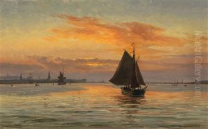 Sunset Over Alborg